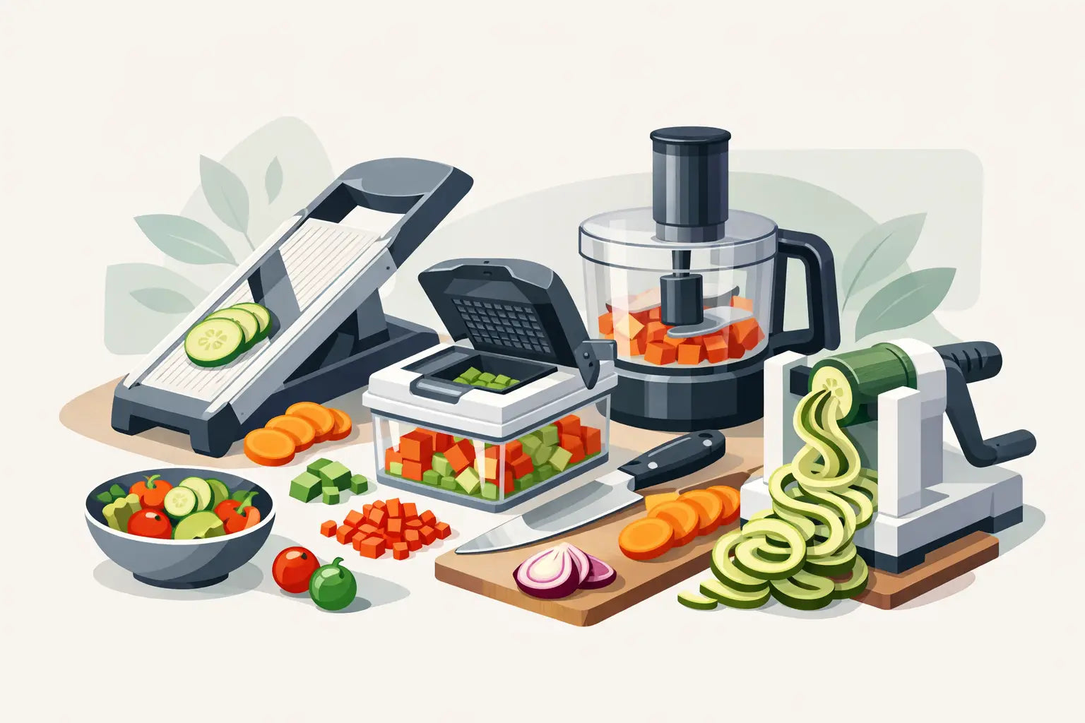 Quel ustensile pour couper légumes vite ?