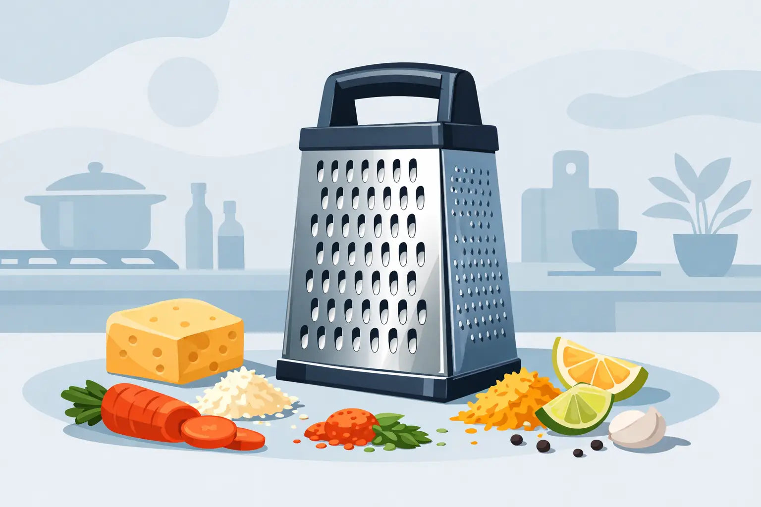 Râpe acier inoxydable cuisine: le bon choix