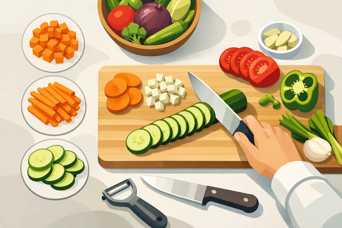 Comment trancher des légumes uniformément