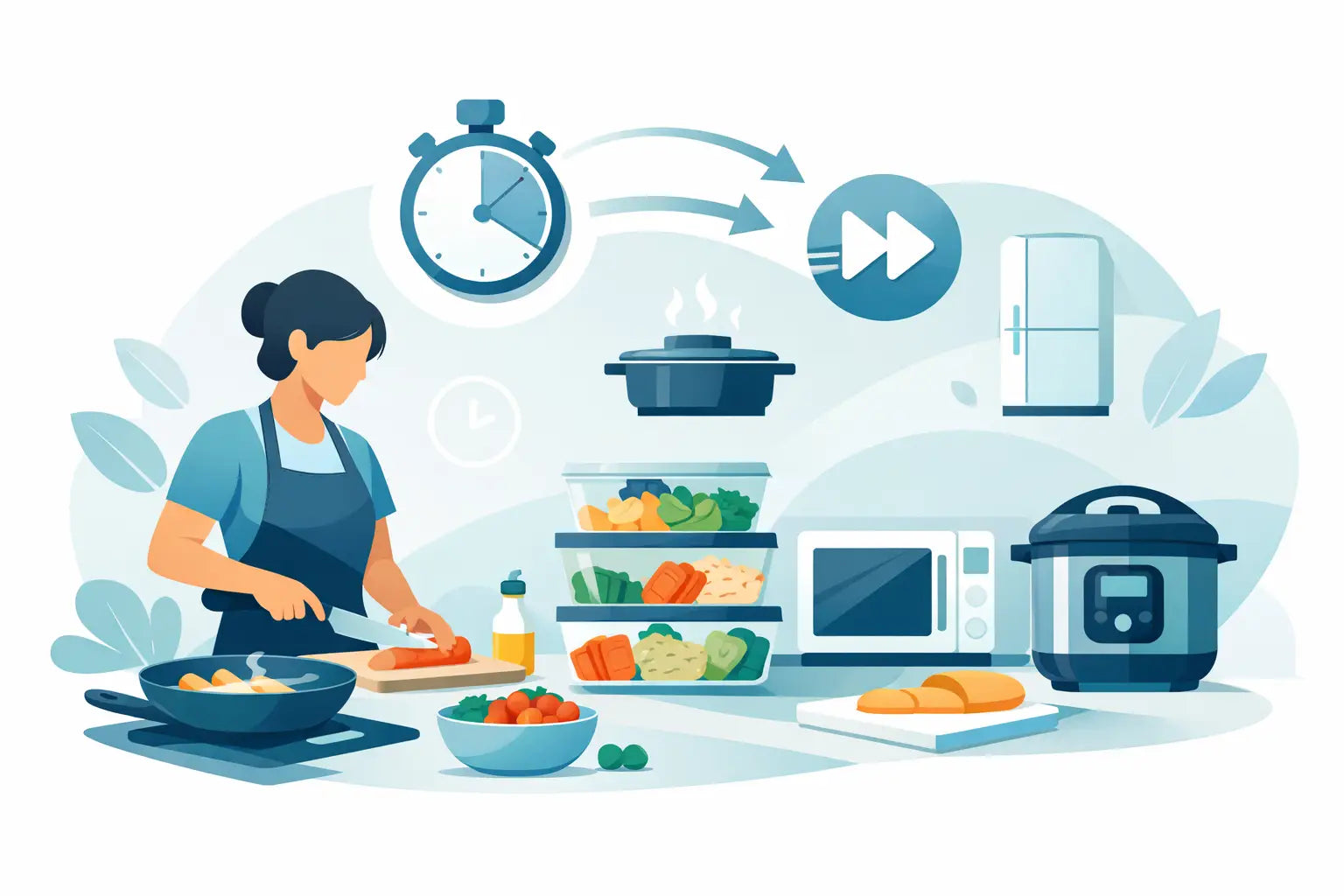 Préparer ses repas plus vite au quotidien